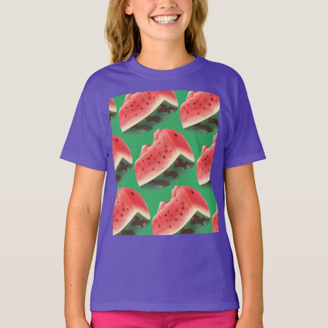 T-shirt Motif de pastèque (Devant)