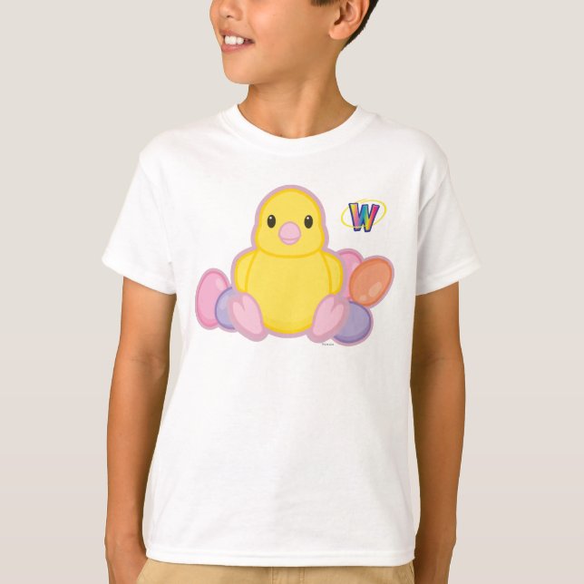 T-shirt Motif de poussin de ressort de Lil (Devant)
