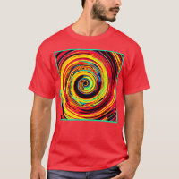 Motif de spirale coloré