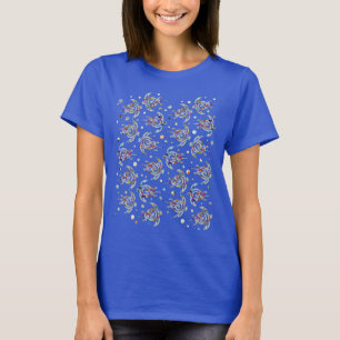 T-shirt Motif de tortues de mer de Shamanic + votre