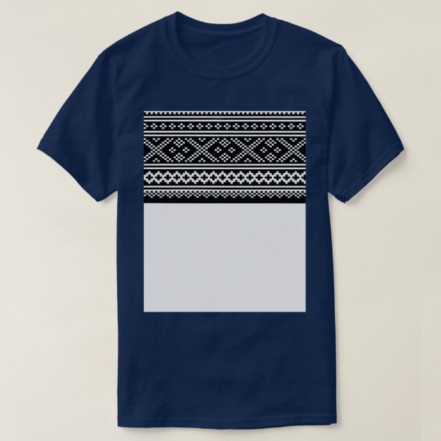 T-shirt motif de tricot norvégien de setesdal Graphic (Design devant)