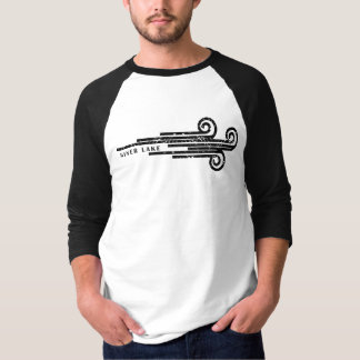 T-shirt Motif de vague classique