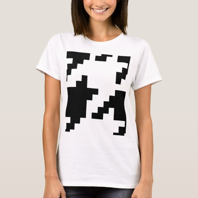 T-shirt motif de vérification de la position de pied de ch (Devant)
