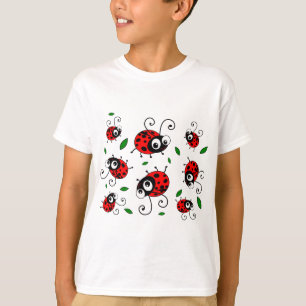 T-shirt motif des coccinelles