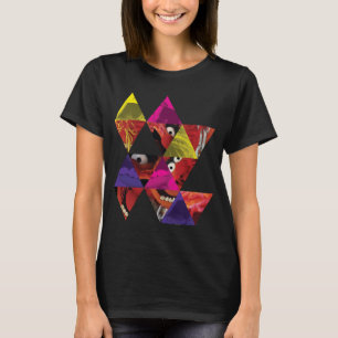T-shirt Motif du triangle animal