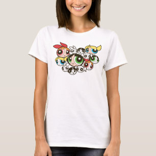 T-shirt Motif face aux filles puissantes