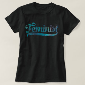 T-shirt Motif féministe de Galaxie spatiale