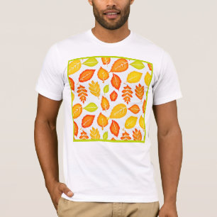 T-shirt Motif Feuille coloré