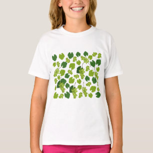 T-shirt Motif Feuille de raisins et de raisins