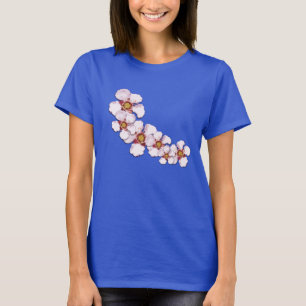 T-shirt Motif floral de fleur de Teatree d'Australien