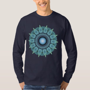 T-shirt Motif fractal rayonnant