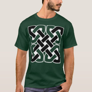 T-shirt Motif géométrique Celtique intertissé sans fin noe
