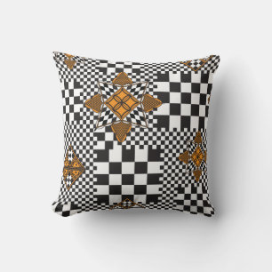 T-SHIRT MOTIF KABYLE AMAZIGH SYMBOL OF BERBERES THROW PILLOW