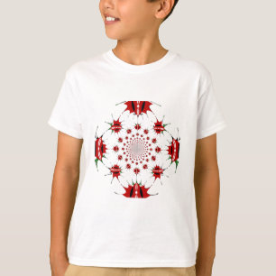 T-shirt Motif kényan du bouclier national du pavillon kalé