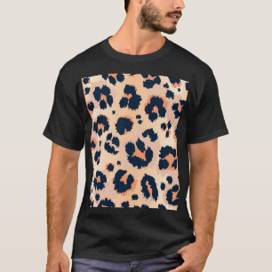 T-shirt Motif Leopard : Amusant Design sans Seamless