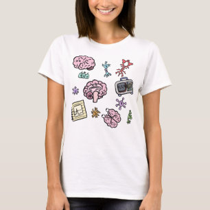 T-shirt Motif mignon de neurosciences