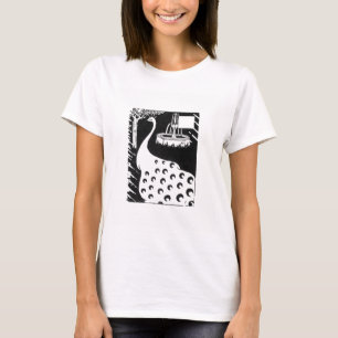 T-shirt Motif paon, du Morte d'Arthur (litho)