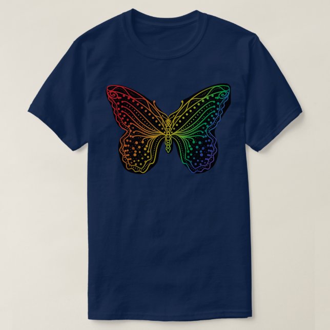 T-shirt Motif papillon 3 (Design devant)