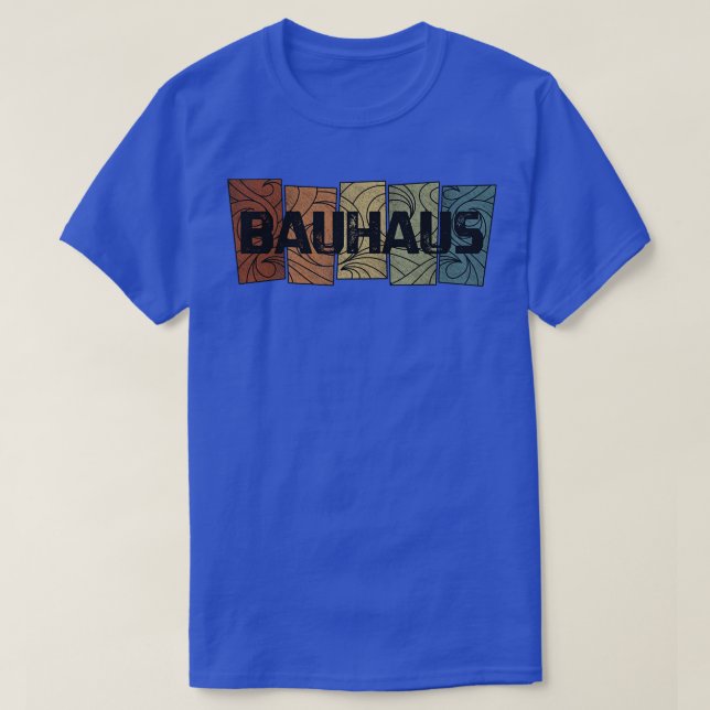 T-shirt Motif rétro de Bauhaus (Design devant)