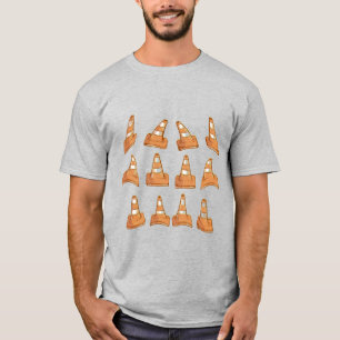 T-shirt Motif Road Cone