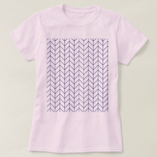 T-shirt motif rose et bleu
