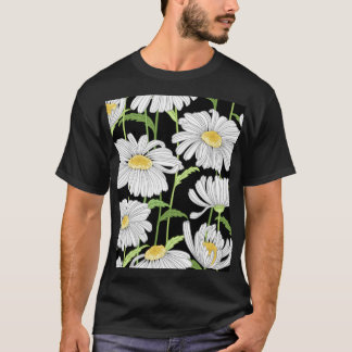 T-shirt Motif sans couture avec des fleurs d'été.
