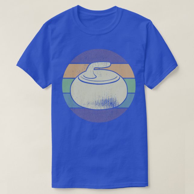 T-shirt Motif sport de curling (Design devant)