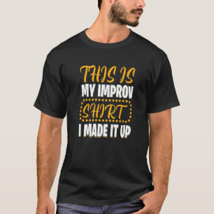 T-shirt Motif Théâtre Pour Acteurs Théâtraux 1