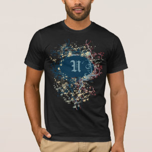 T-shirt Motif vintage avec Monogram U