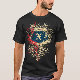 T-shirt Motif vintage avec Monogram X