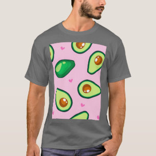 T-shirt motif vintage d'amour avocat