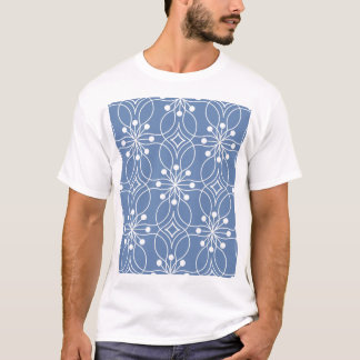 T-shirt Motif Vintage géométrique Lignes ondulées