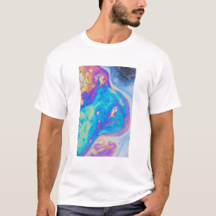 T-shirt Motifs d'huile colorés, Canada