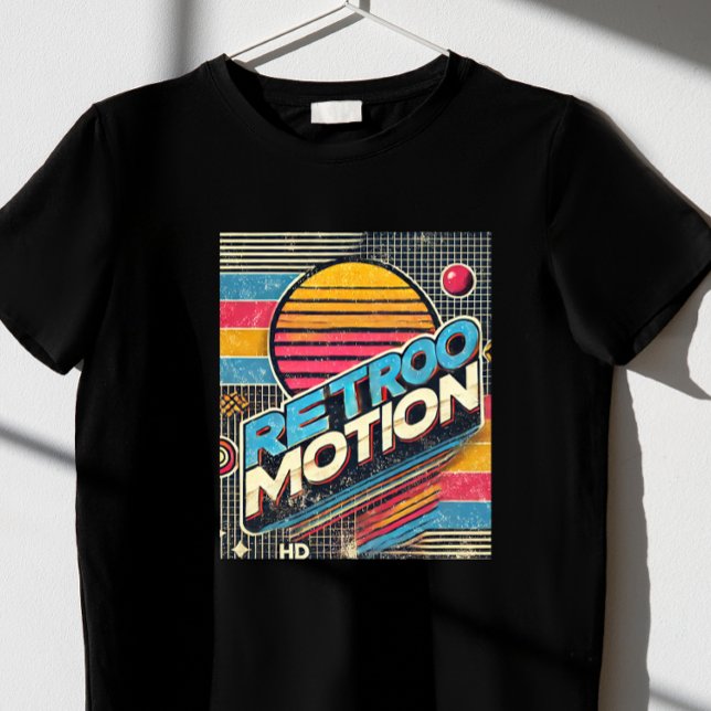 T-SHIRT MOTION RETRO (Créateur téléchargé)