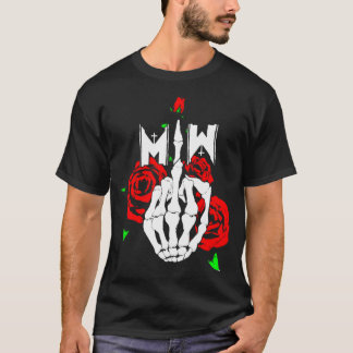 T-shirt Motionless In White Main Roses Gothique Métal Grap