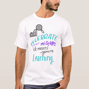 T-shirt Motivant Célébrez Vos Erreurs – Lea