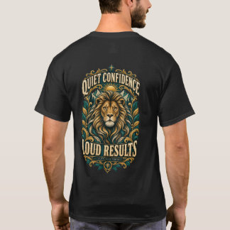 T-shirt Motivant Confiance Silencieuse Résultats S