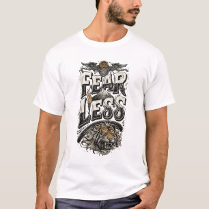 T-shirt motivant Fearless Tiger Mountain pour homm