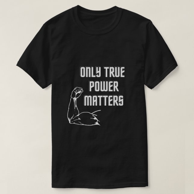 T-shirt Motivation avec bras musculaire (Design devant)