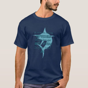 T-shirt Motivation de la pêche  Poisson Marlin  Il est tou