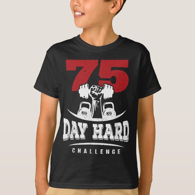T-shirt Motivation de l'entraînement de 75 jours (Devant)