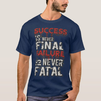T-shirt Motivation Erfolg Misserfolg - Hommes et Femmes