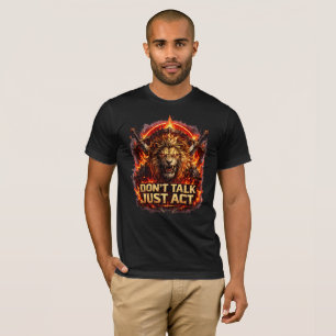 T-Shirt Motivation Lion Sans Peur