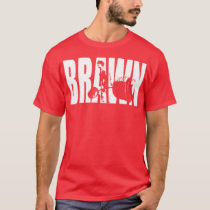 T-shirt Motivation "Poids levant" - BRUN