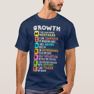 T-shirt Motivation positive des cotes de croissance Inspir