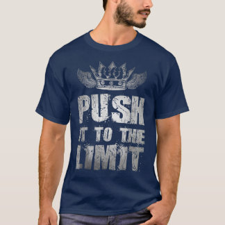T-shirt Motivation Pouvez-Le À La Limite Du Travail De Bod