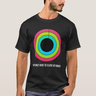 T-shirt Motivation sportive Je suis seulement ici pour fer
