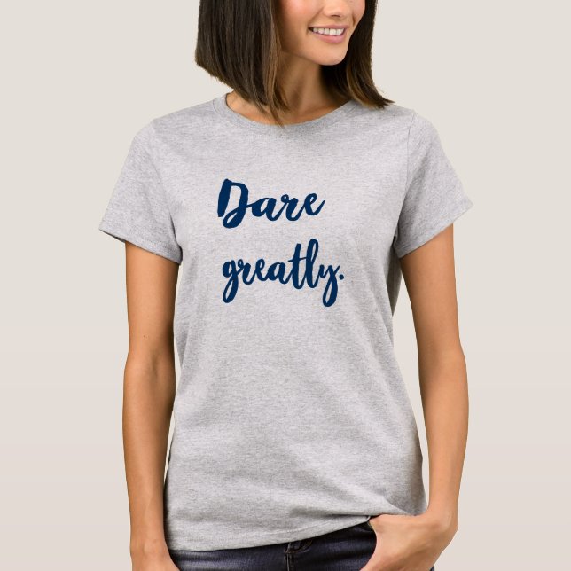 T-shirt Motivational cite des femmes inspirantes (Devant)