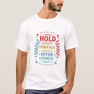 T-shirt Motivational Kindness Tee, Embrace Life gift