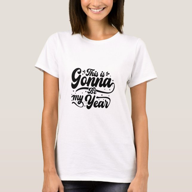 T-shirt Motivational New Year (Devant)
